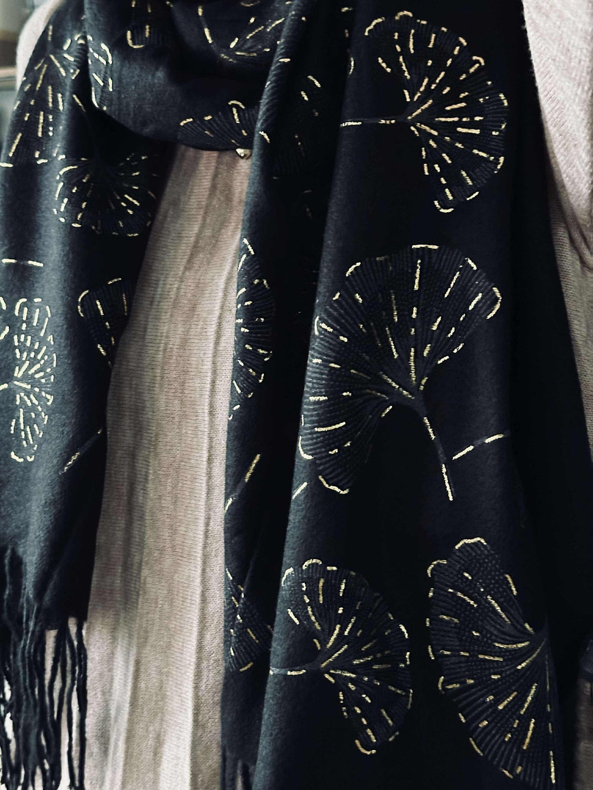 Foulard Ginkgo - Black