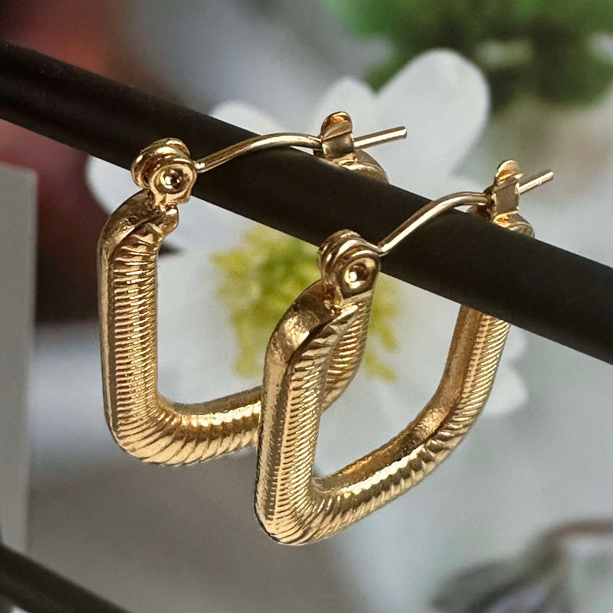 Boucles d’oreilles Greta dorées