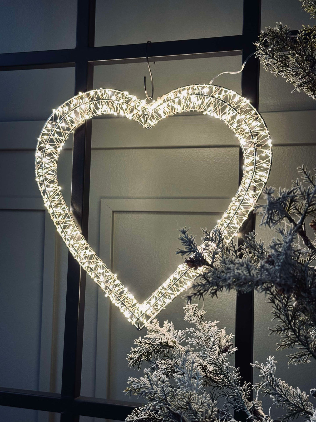 Cœur lumineux LED - Homologué pour intérieur et extérieur