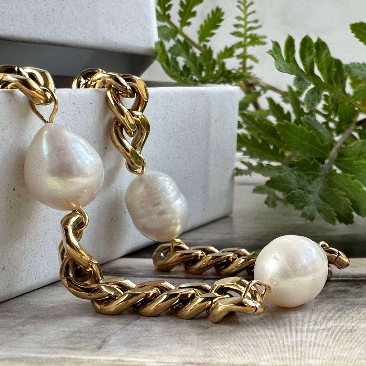 Bracelet Mary plaqué or - Résistant à l’eau