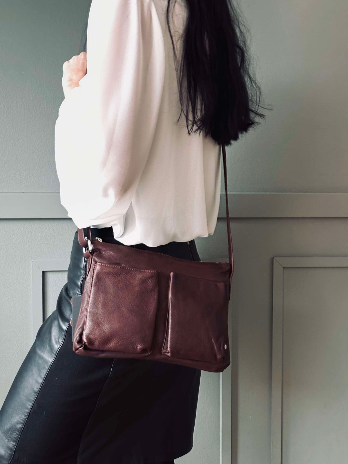 Blouse avec nœud - White