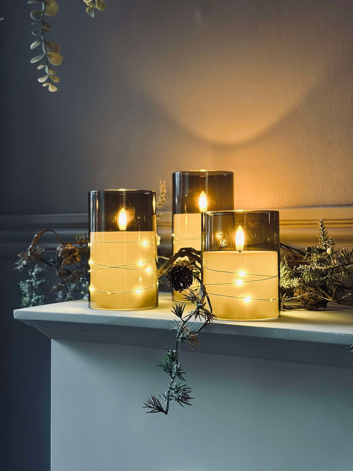 LED Lys ALMA 3 pièces avec télécommande