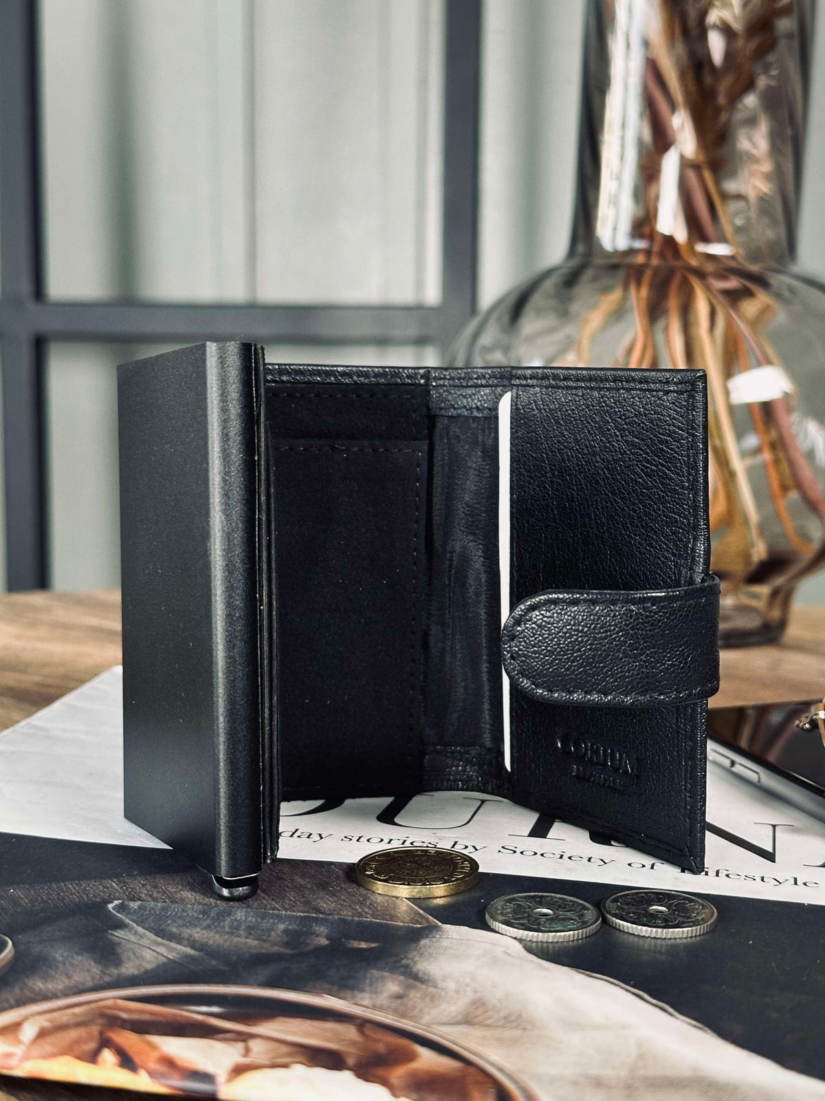 Porte-cartes noir
