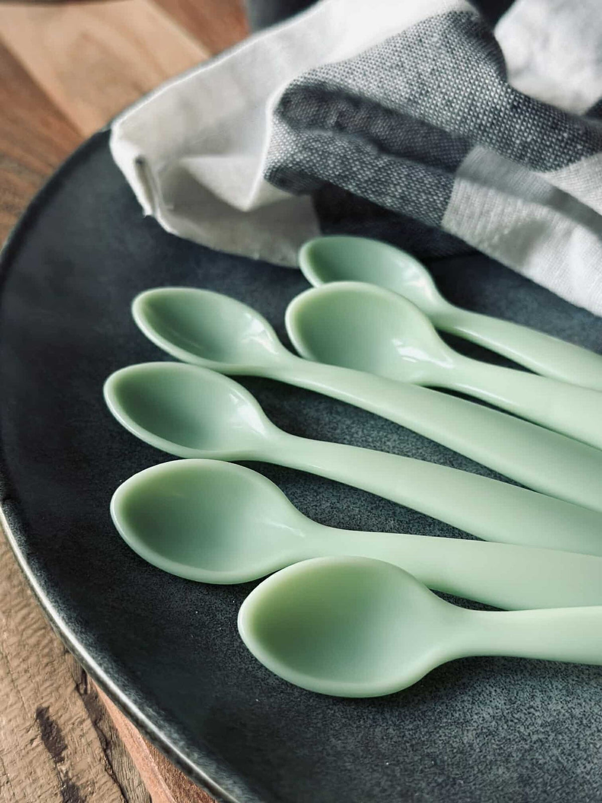 Cuillères pour bébé - Green - 6 pcs.