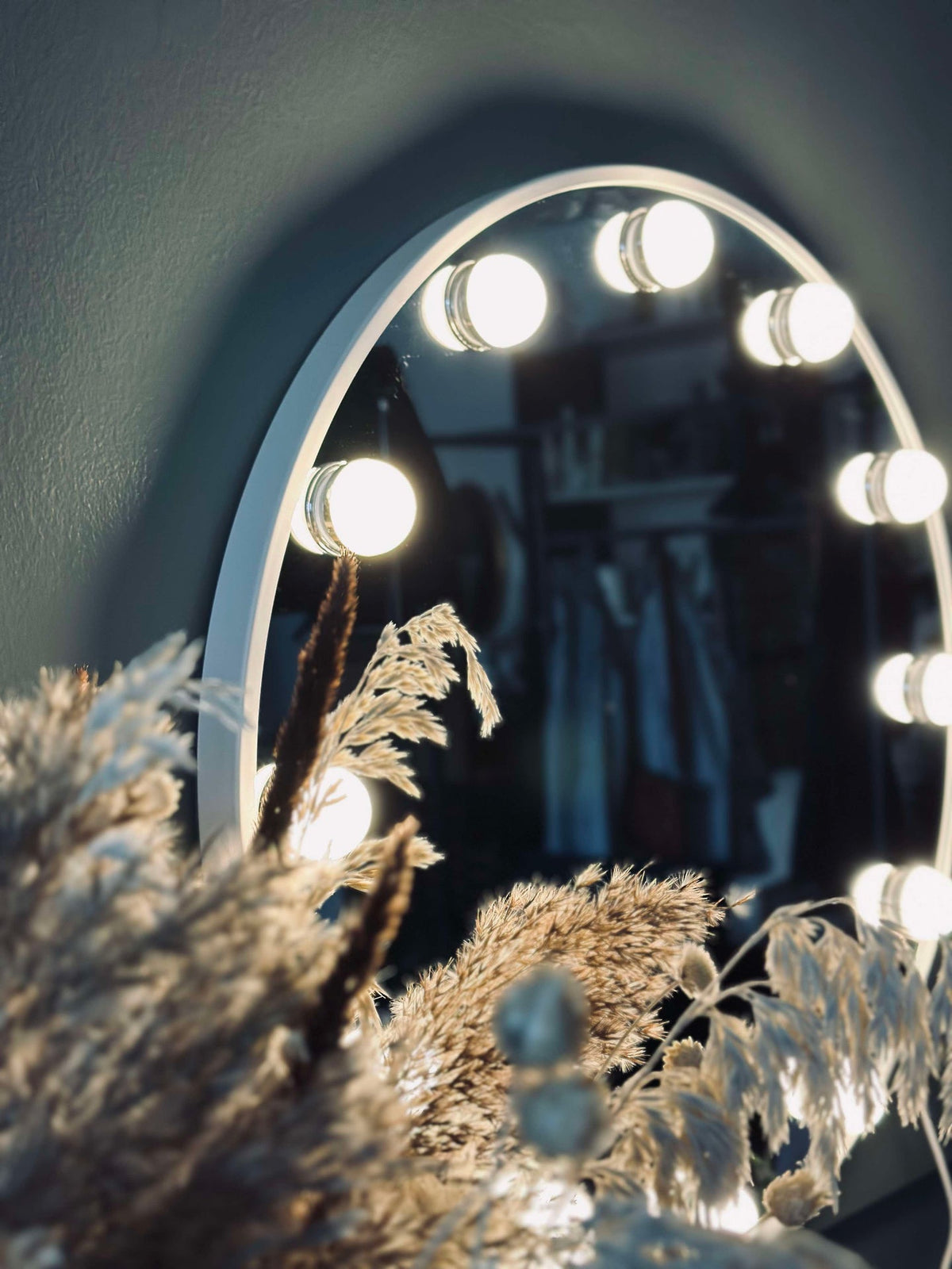 Miroir de maquillage Hollywood avec lumière - Diam. 50 cm