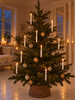 Bougies pour sapin de Noël avec télécommande - lot de 10 pièces