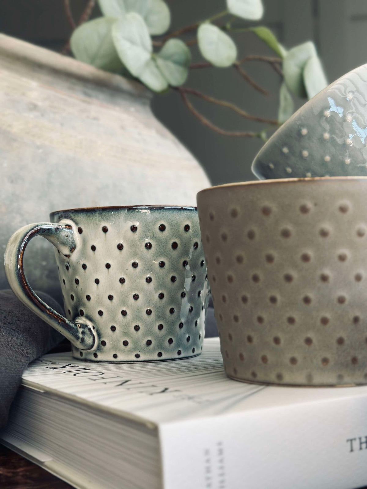 Tasse DORA Dots - Bleu-gris clair