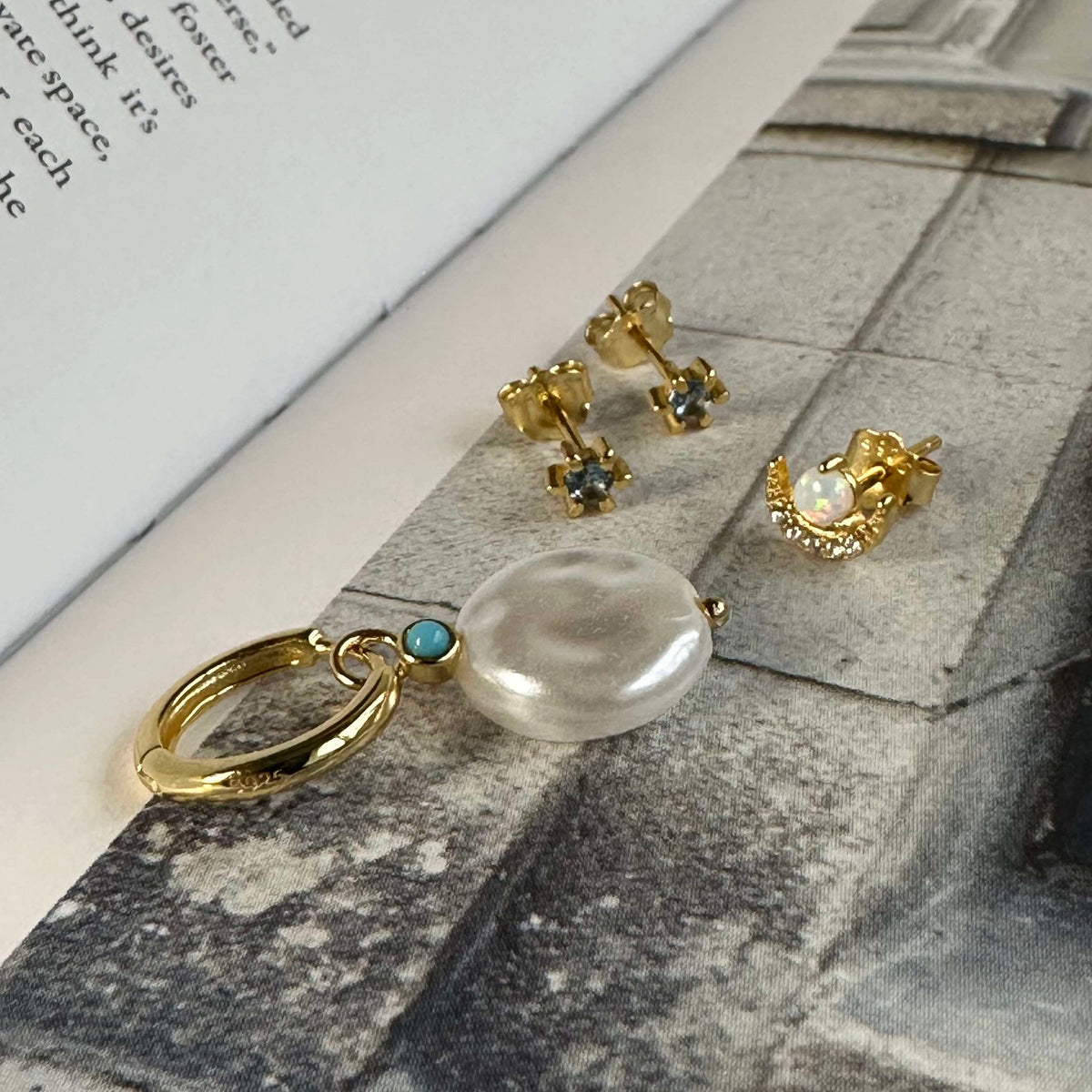 Box mix OLYMPIA avec 4 boucles d’oreilles - Argent sterling