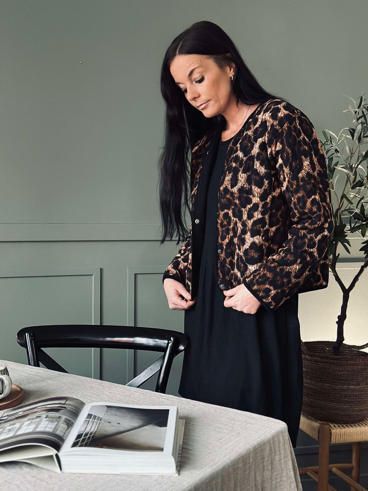 Veste Quilt Leopard