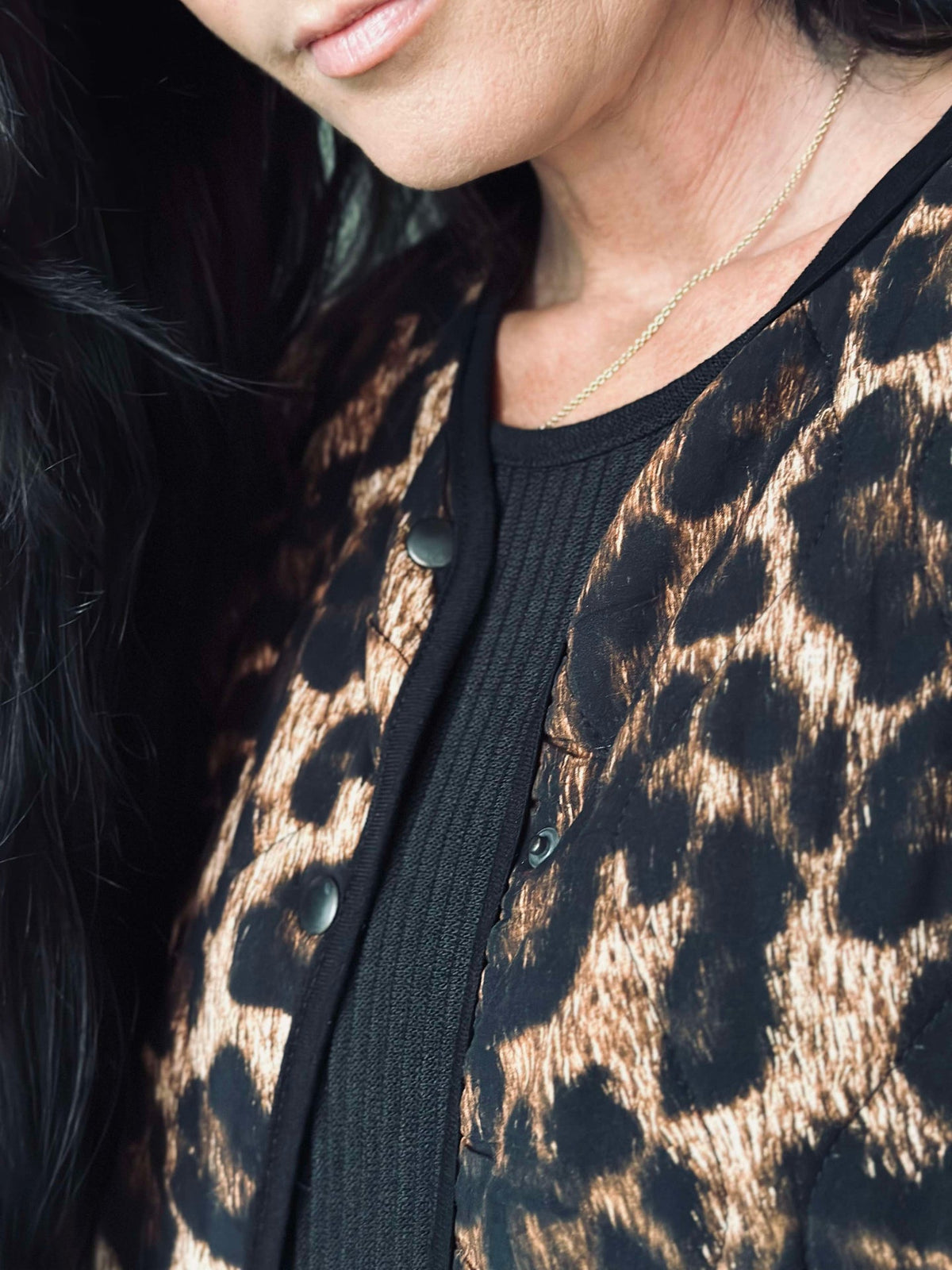 Veste Quilt Leopard