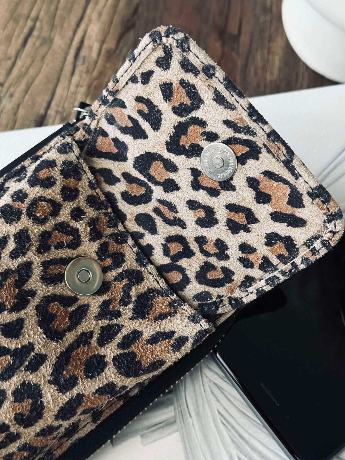 Petite pochette téléphone / crossover Daily Leopard - Small