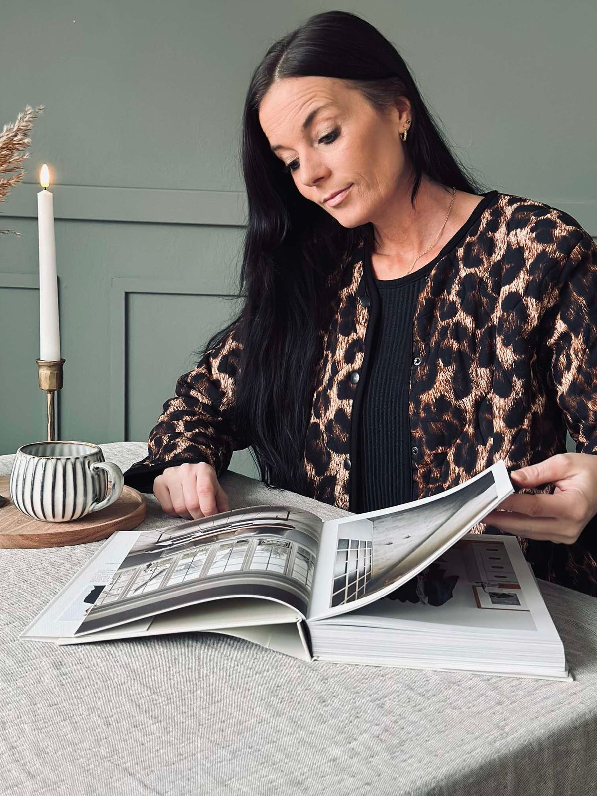 Veste Quilt Leopard