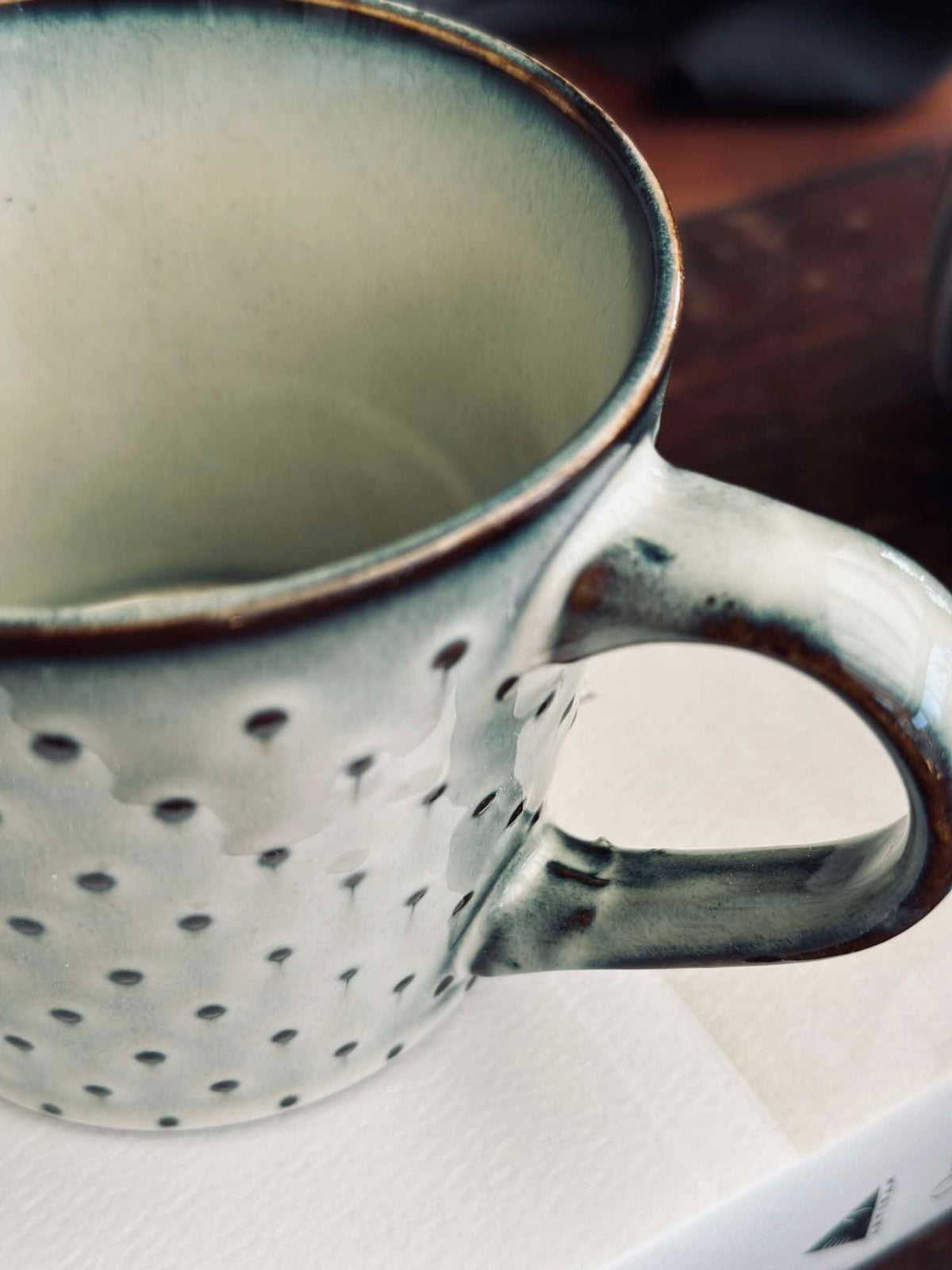 Tasse DORA Dots - Bleu-gris clair