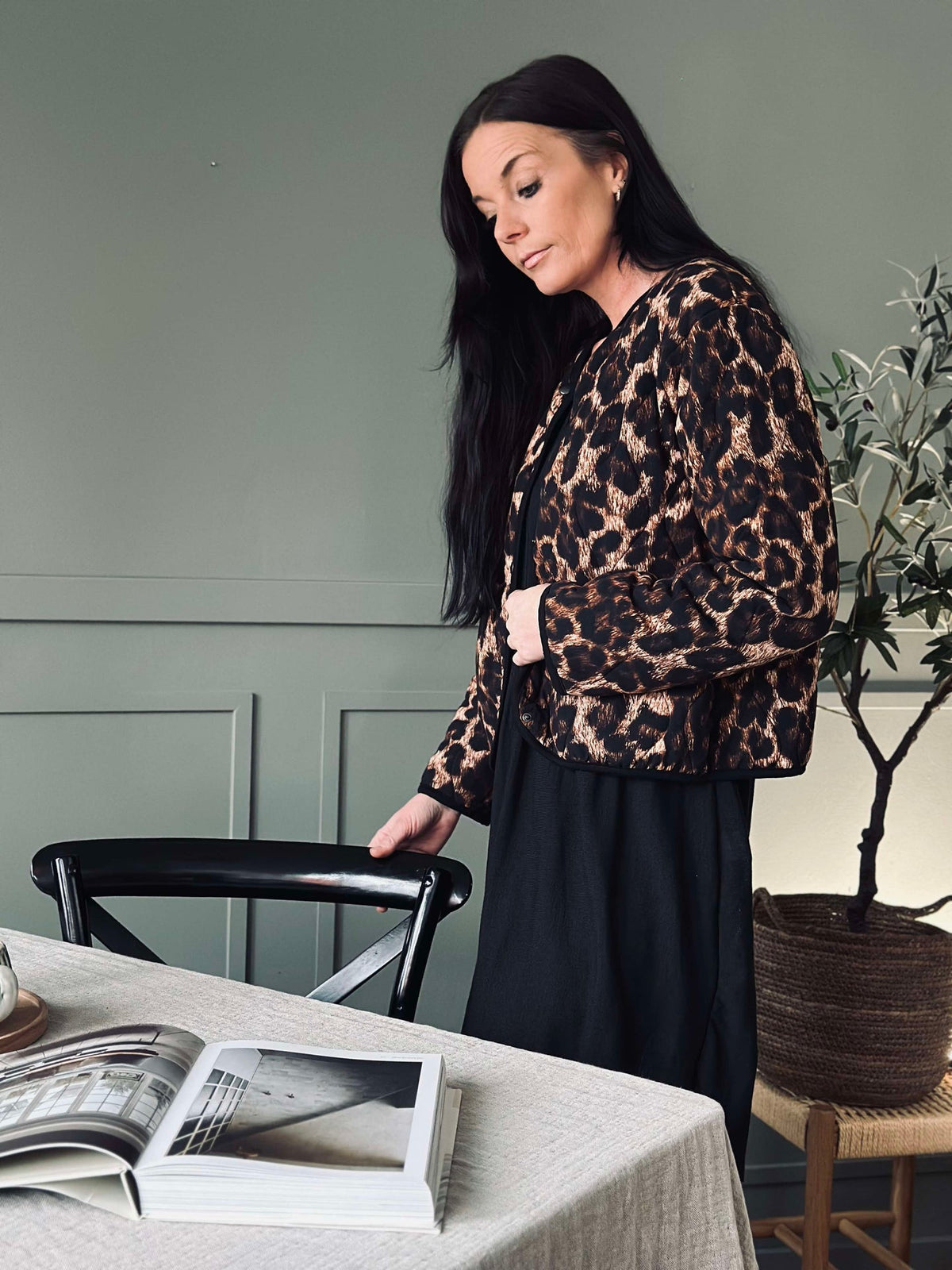 Veste Quilt Leopard