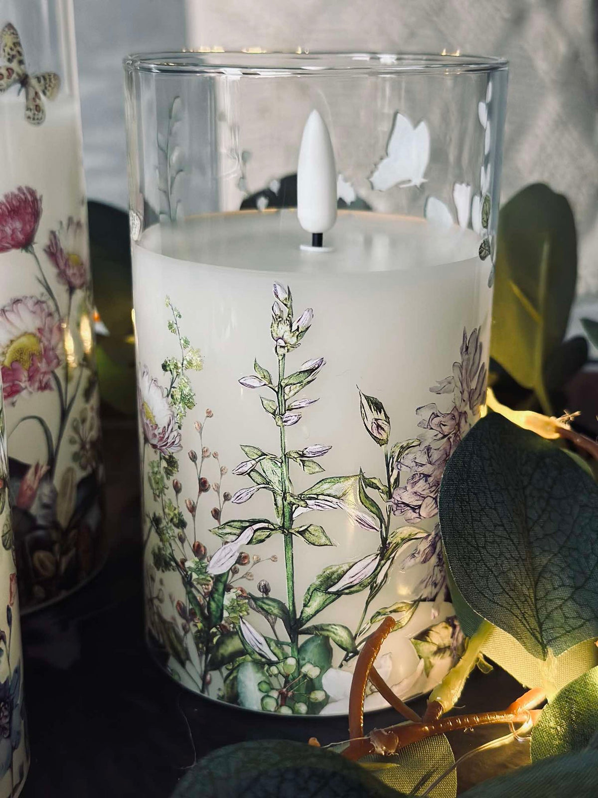 LED FLORA Cylinder – Lot de 3 pièces et télécommande