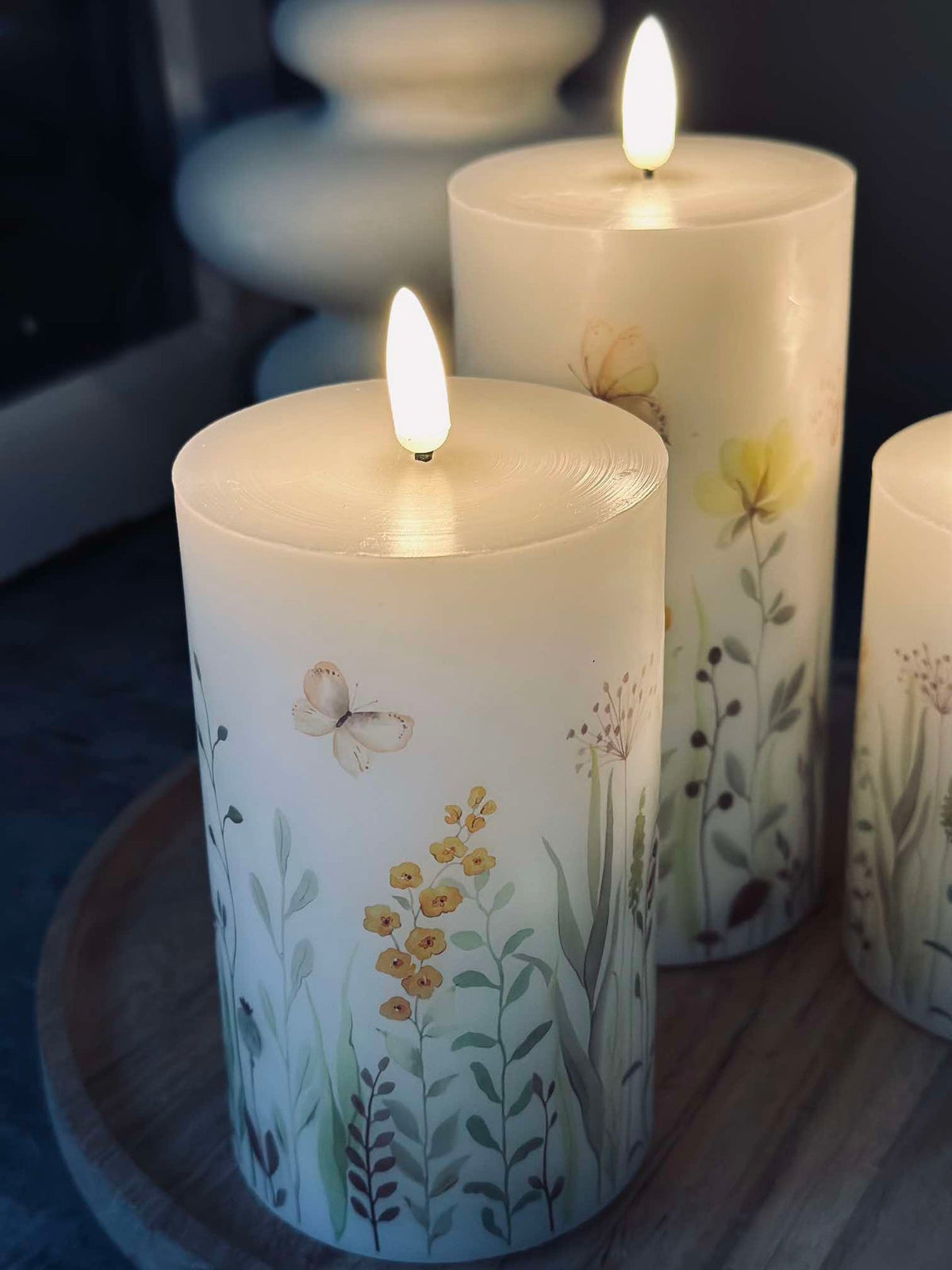 LED WILD FLORA – Lot de 3 et télécommande