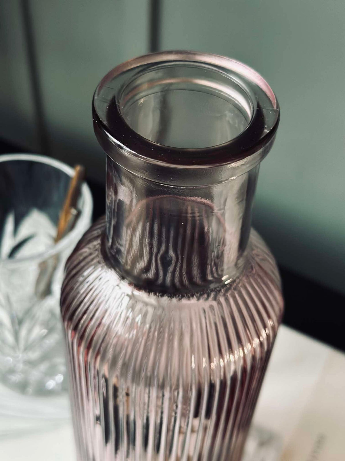 Bouteille d’eau avec bouchon en liège – Rose 1 l