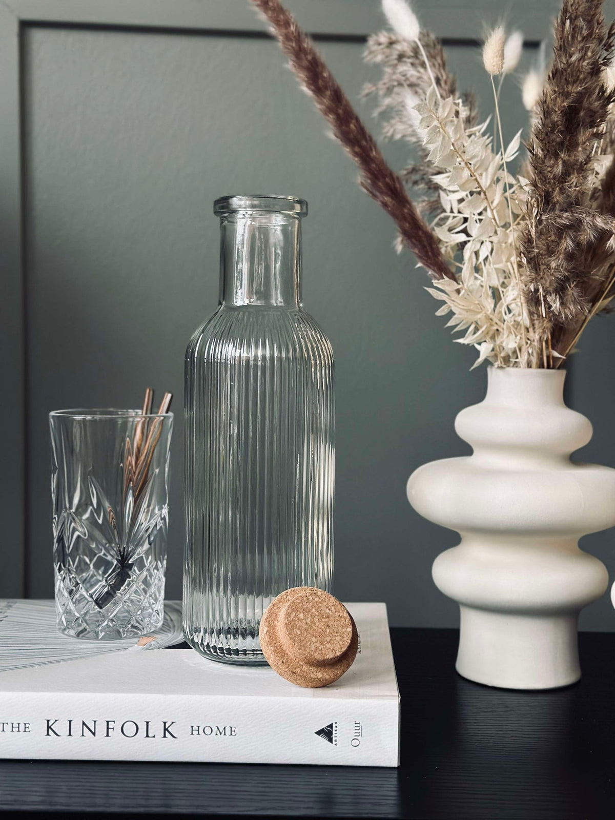 Bouteille d’eau avec bouchon en liège – Clear 1 l