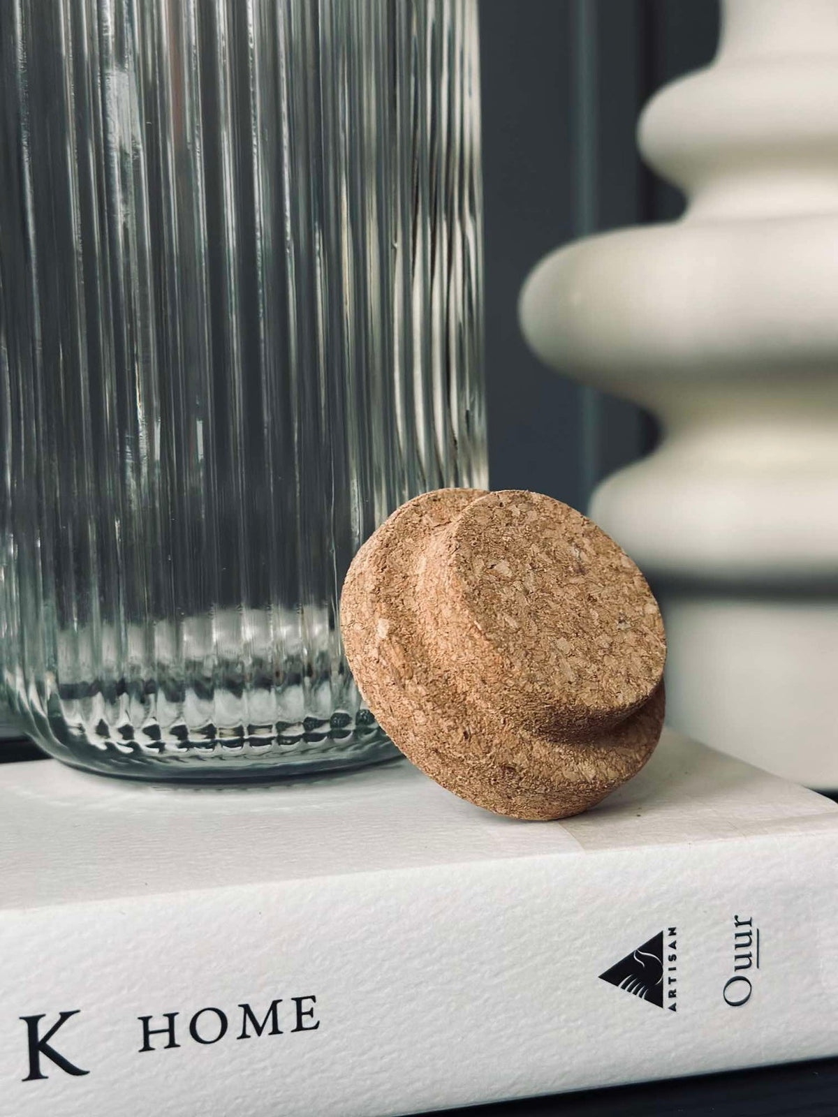 Bouteille d’eau avec bouchon en liège – Clear 1 l