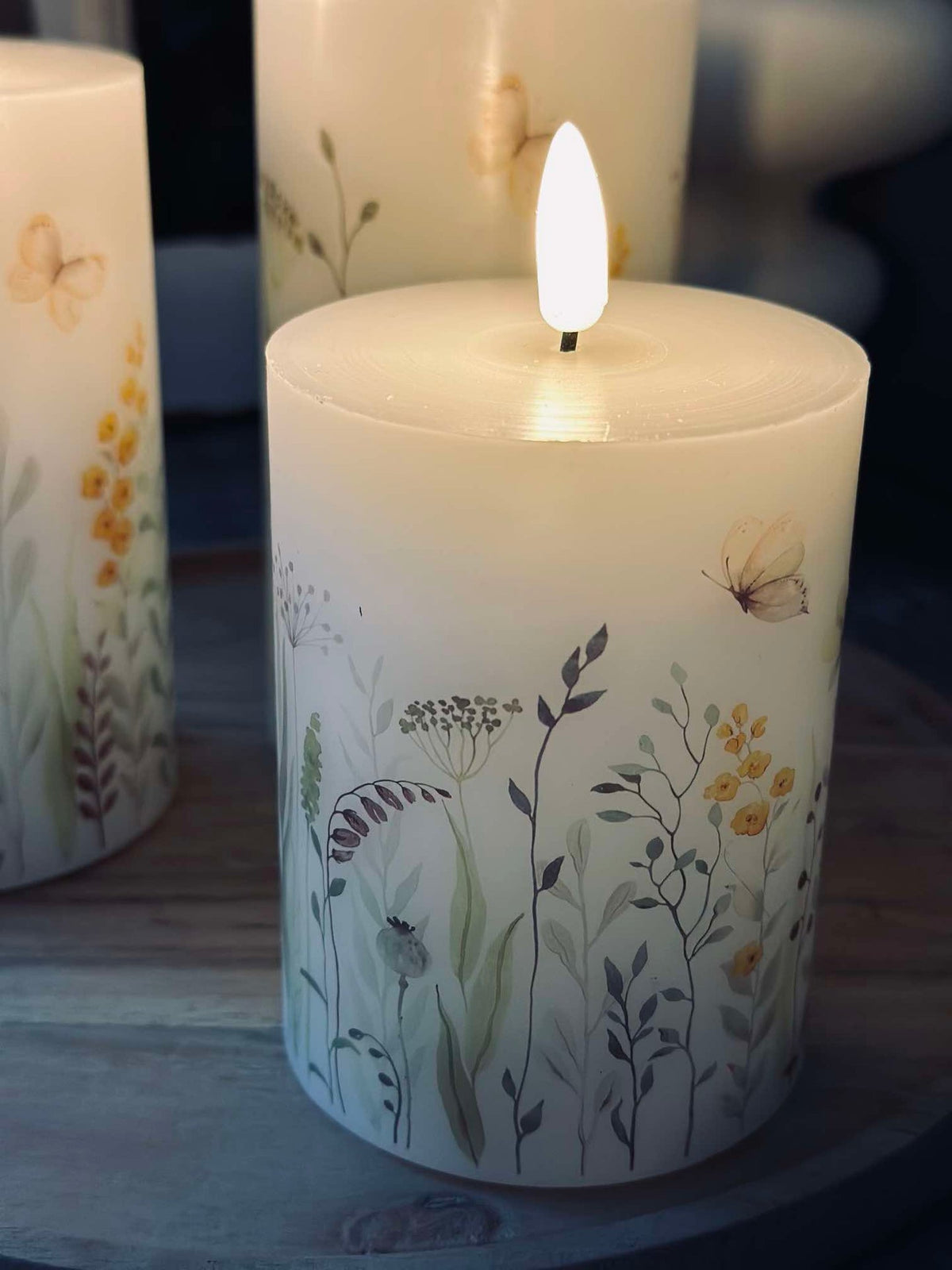 LED WILD FLORA – Lot de 3 et télécommande