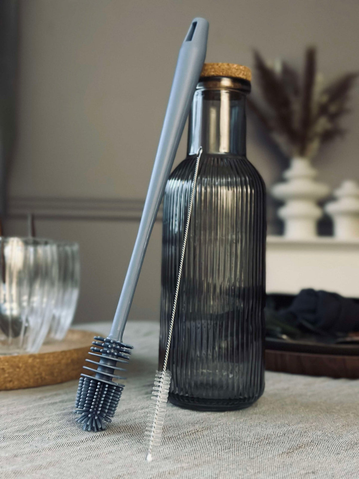 Set de brosses de lavage pour bouteilles et pailles