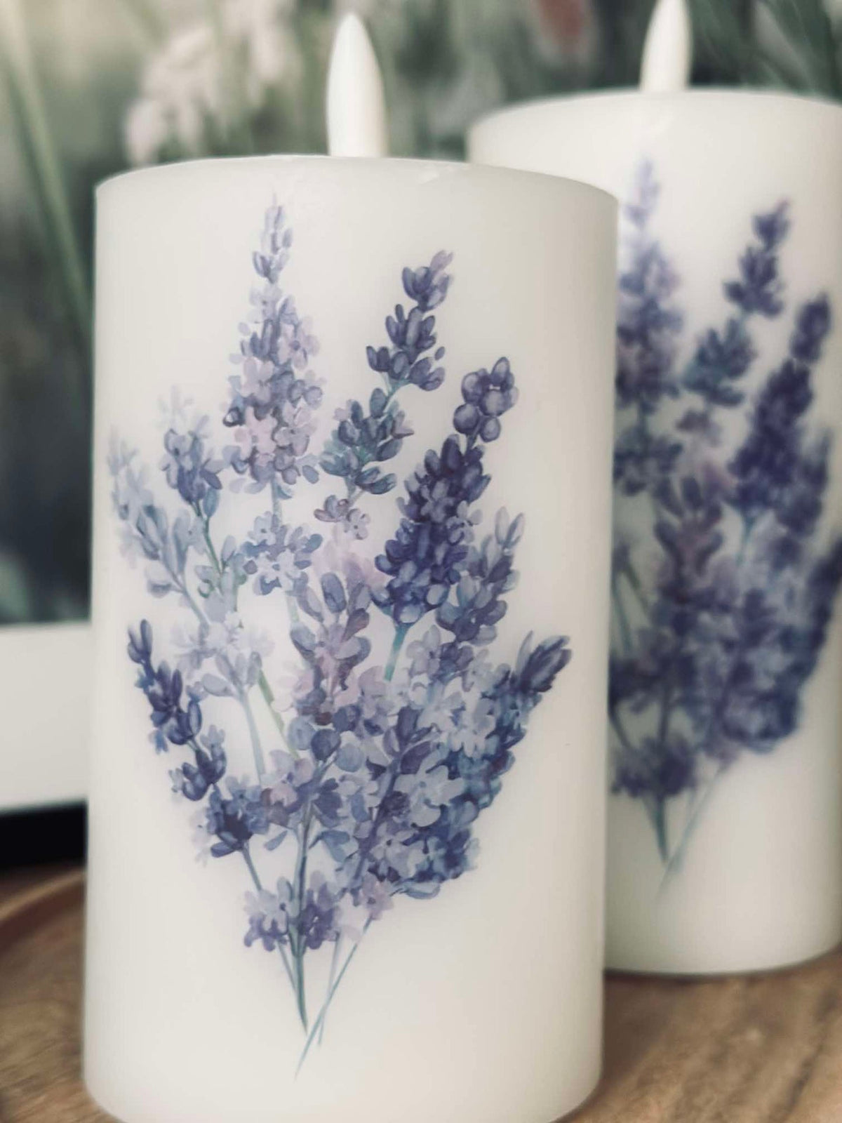 LED FLORA Lavande – Lot de 3 et télécommande