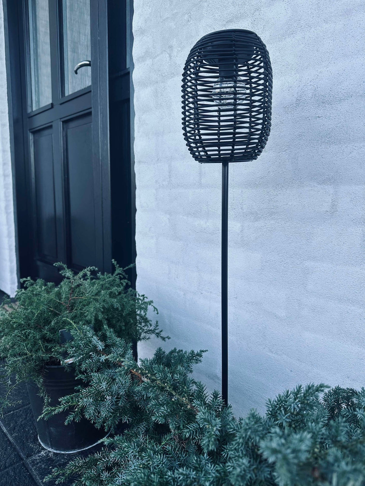 Lanterne sur piquet Black - Solar