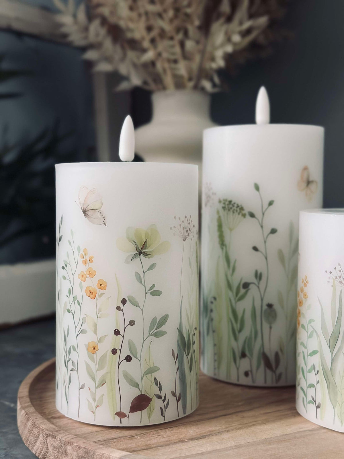 LED WILD FLORA – Lot de 3 et télécommande