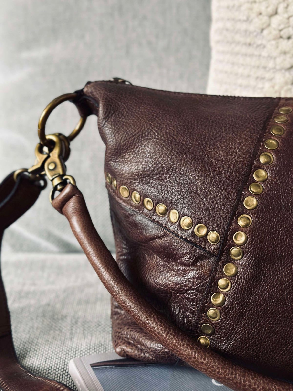 Sac à bandoulière Loni Smoke