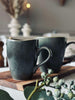 Tasse à anse en grès – Gris