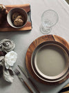Assiette Norma 20 cm - Mocca 2 pièces