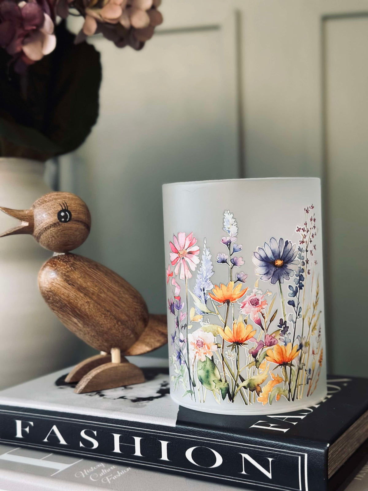 Lampe FLORA - Violet / rose