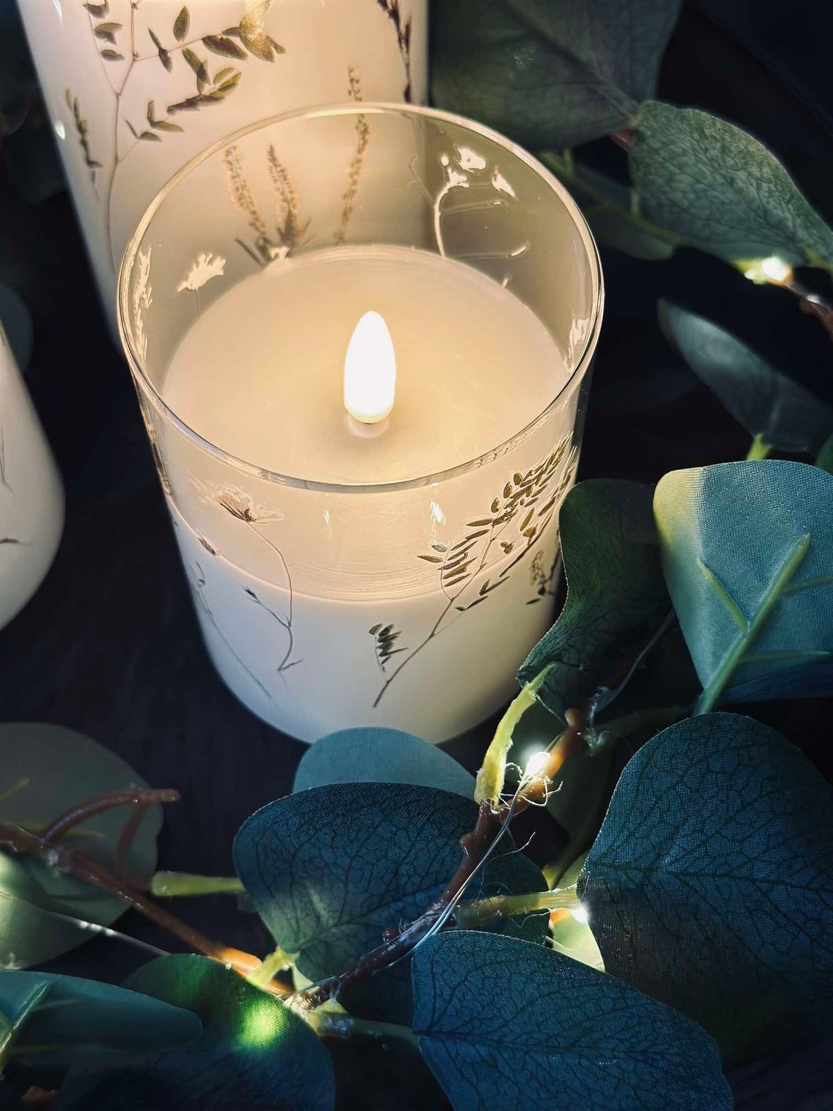 LED FLORA Cylinder  – Lot de 3 pièces avec télécommande