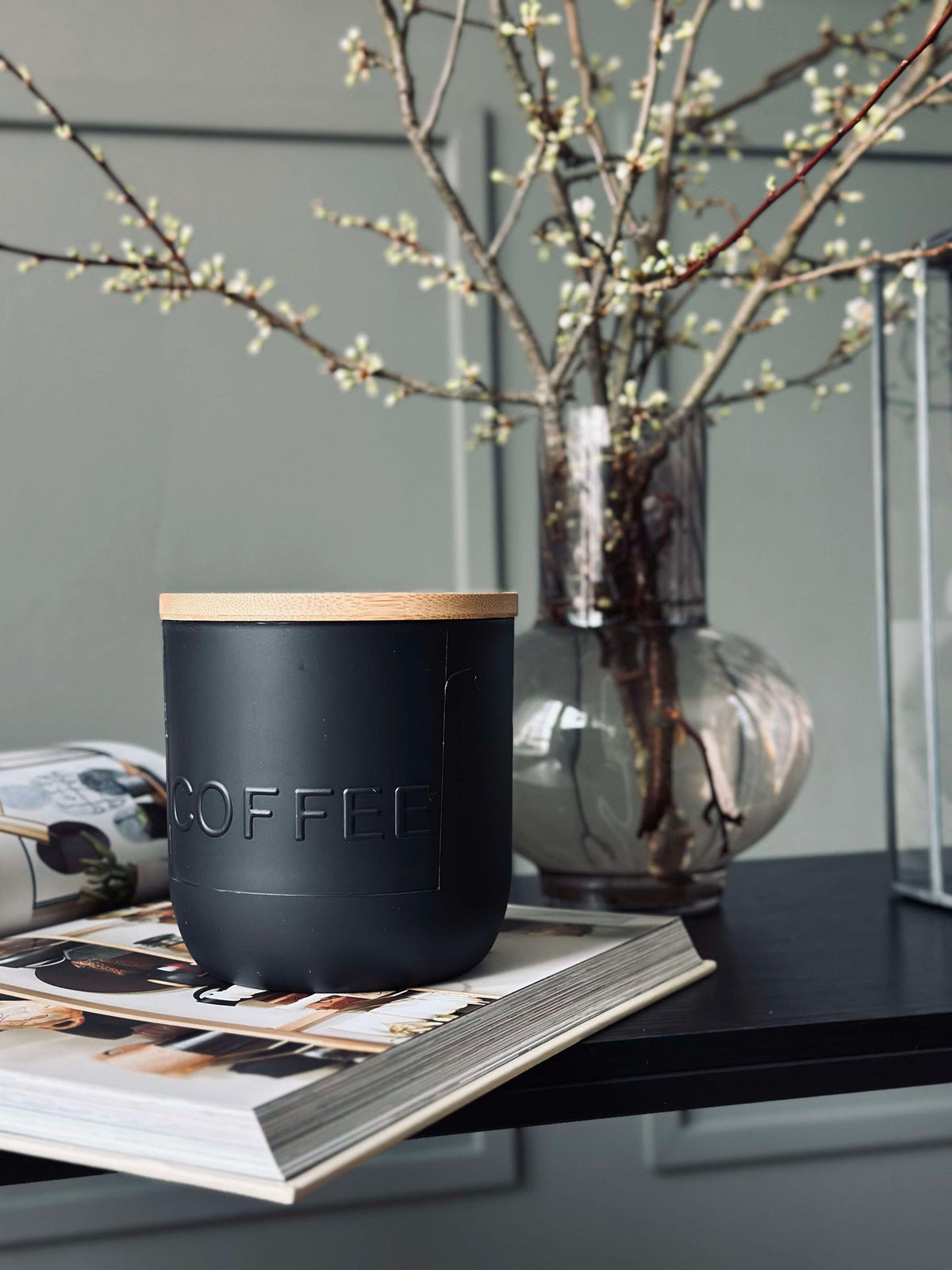 Pot de rangement avec couvercle - COFFEE