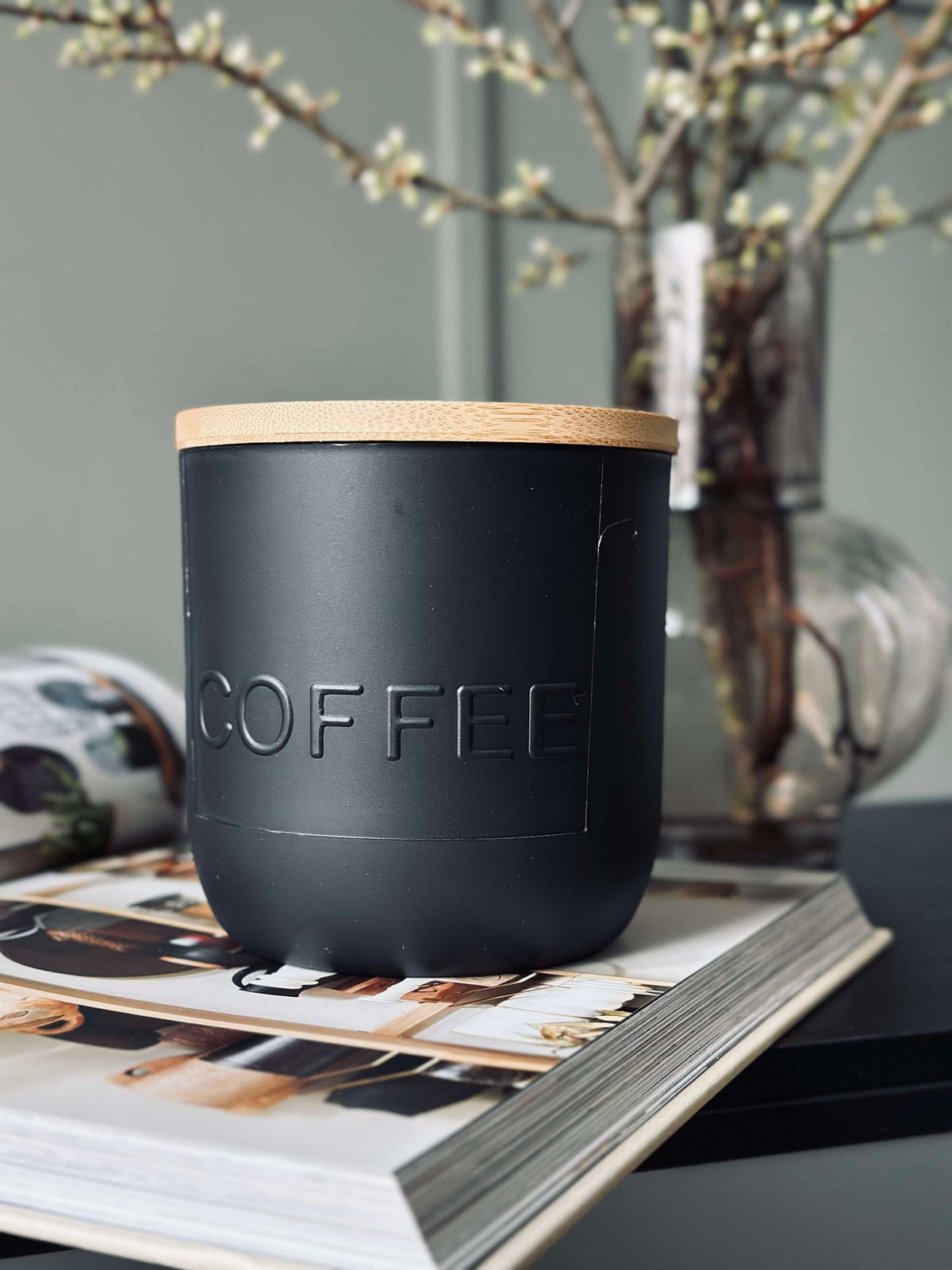 Pot de rangement avec couvercle - COFFEE