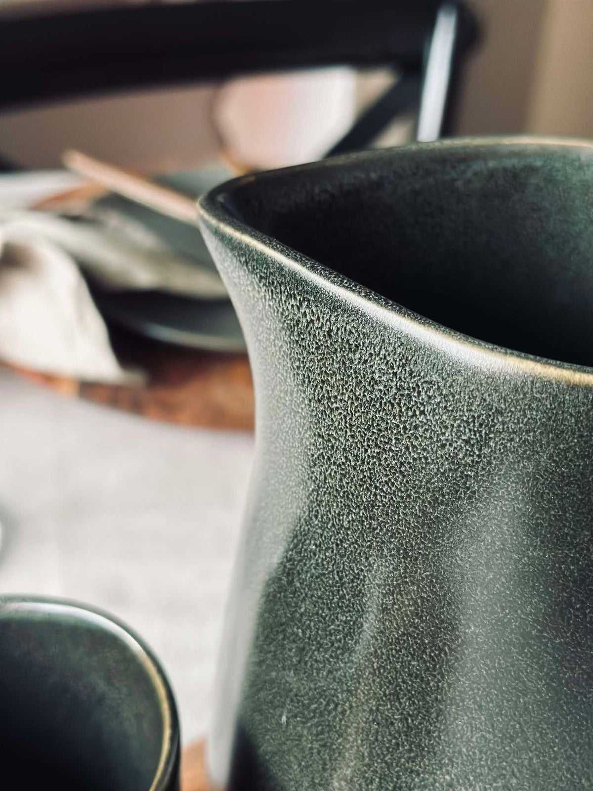 Carafe en grès Grise 1,5 l.