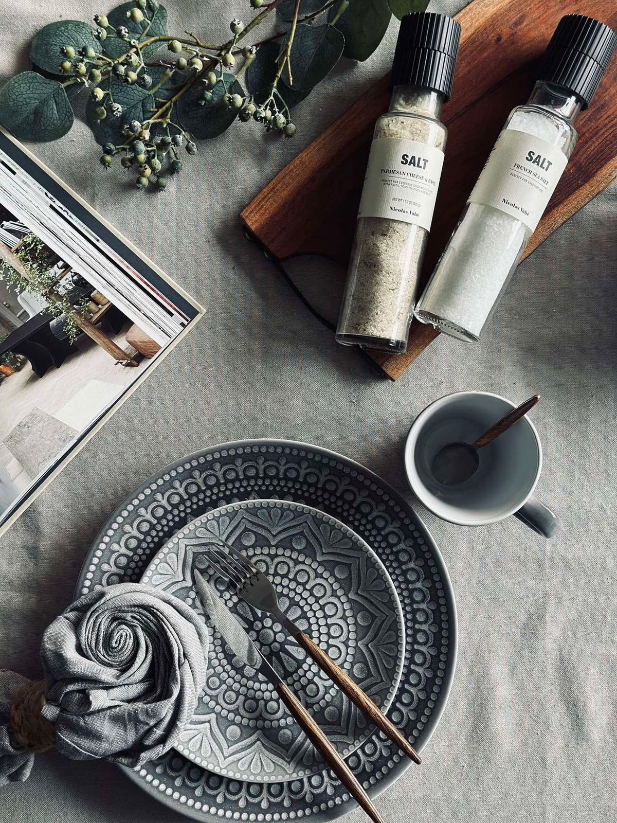 Tasse India Stonewear - Grey