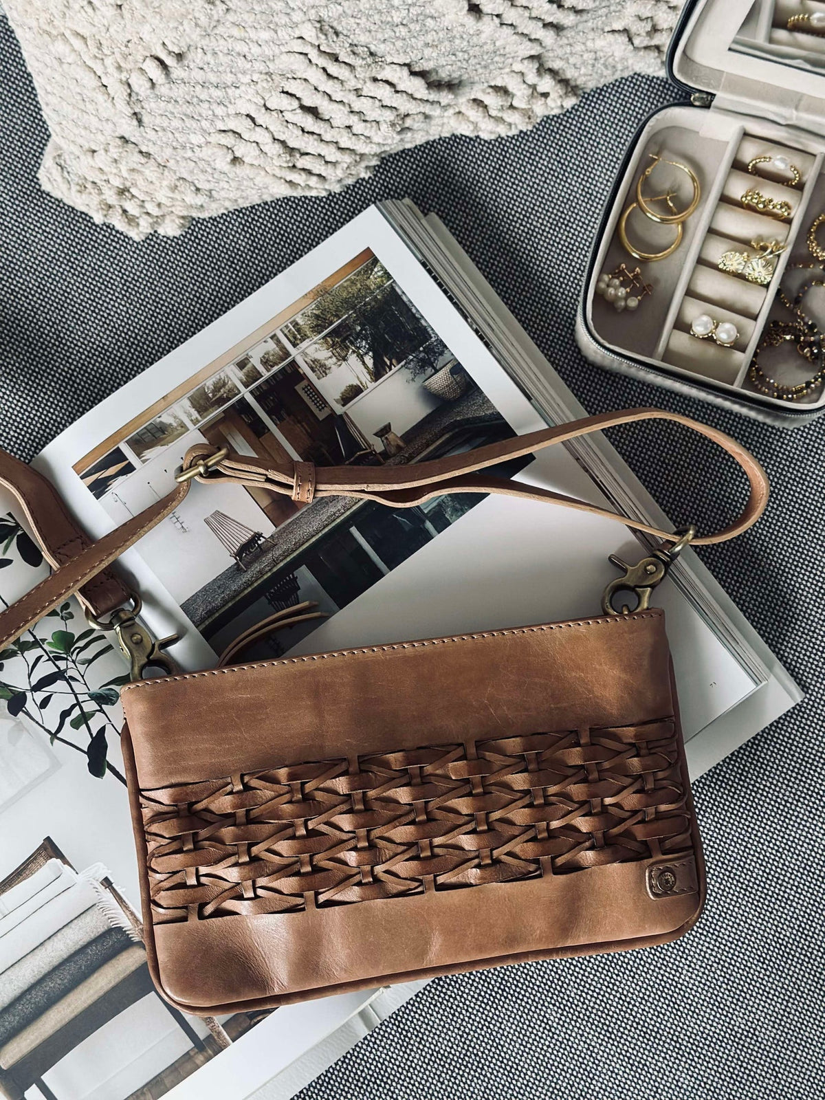 Pochette Lux Handmade - Camel
