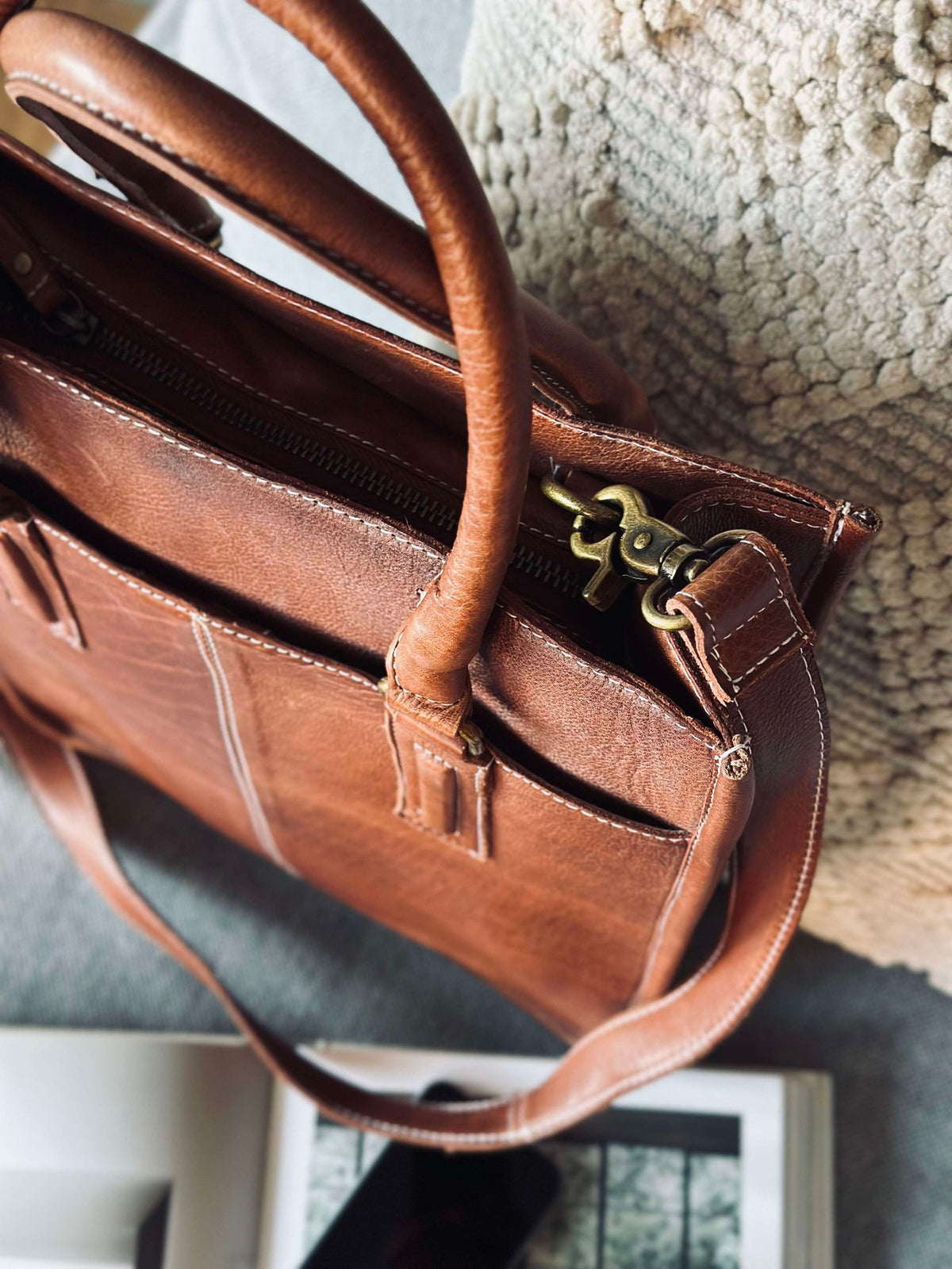 Sac de travail Halma Walnut
