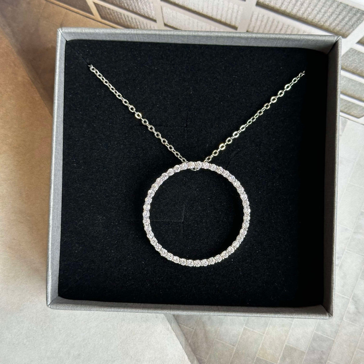 Collier Kendal - plaqué rhodium