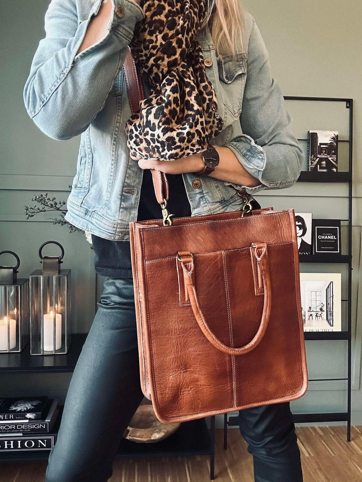 Sac de travail Halma Walnut