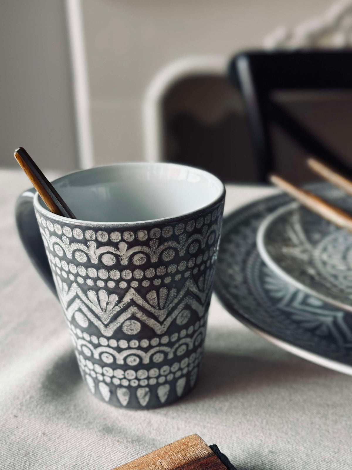 Tasse India Stonewear - Grey