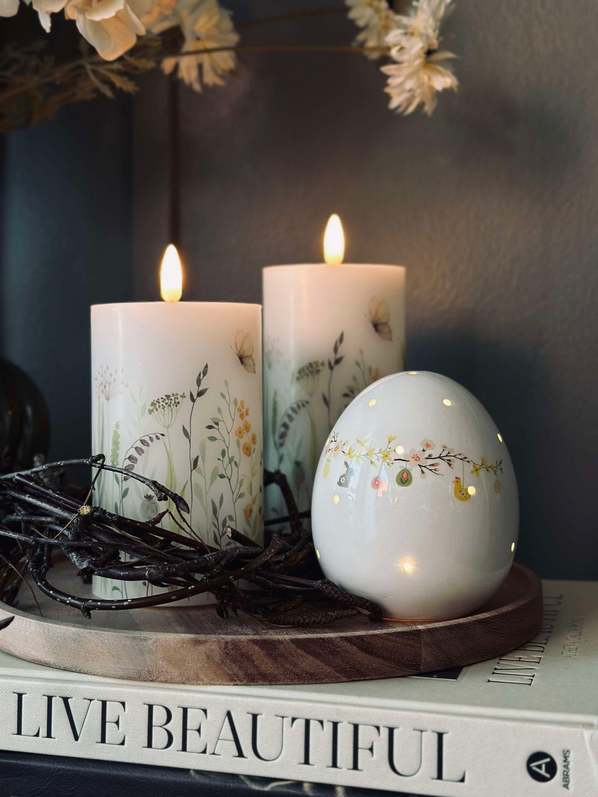 Œuf de Pâques LED - Easter Blossom