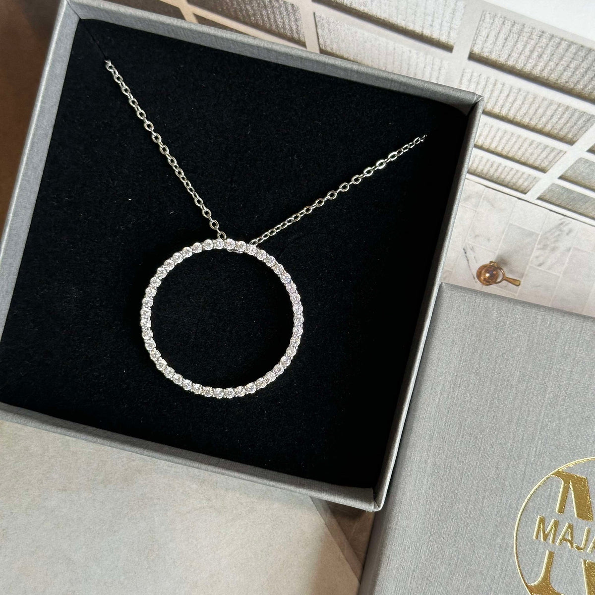 Collier Kendal - plaqué rhodium
