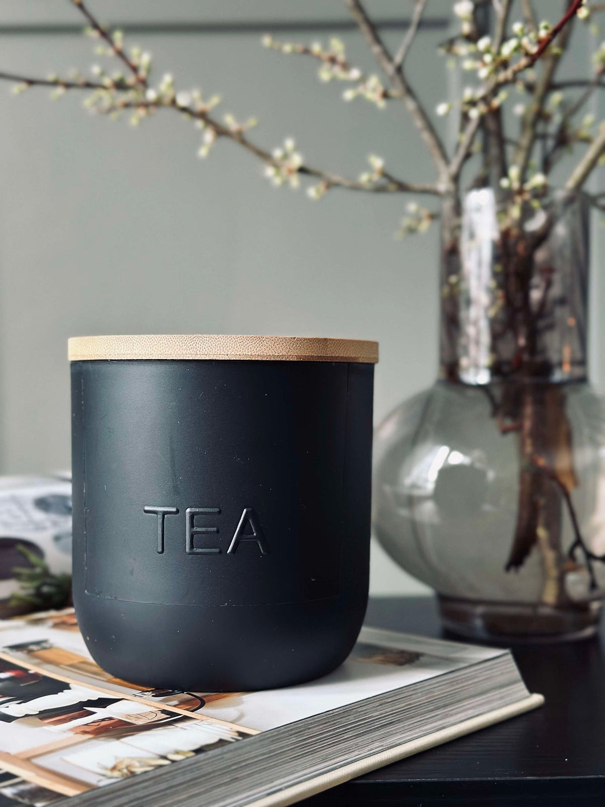 Boîte de rangement avec couvercle - TEA