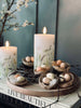 Lot de 6 nids avec œufs de Pâques - Décoration de table