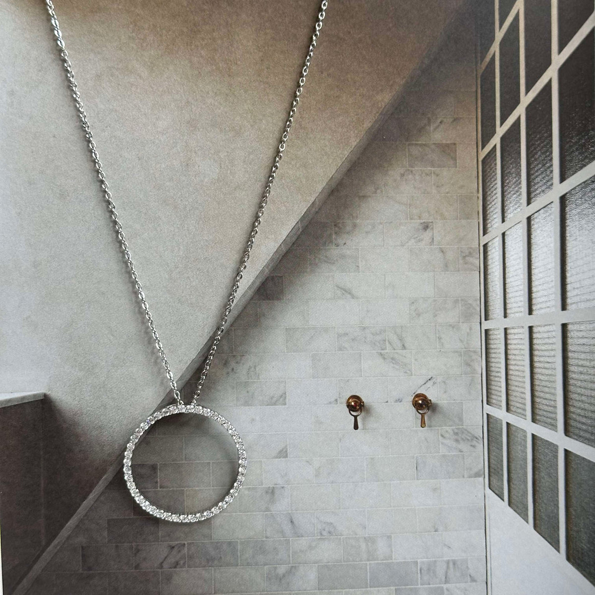 Collier Kendal - plaqué rhodium