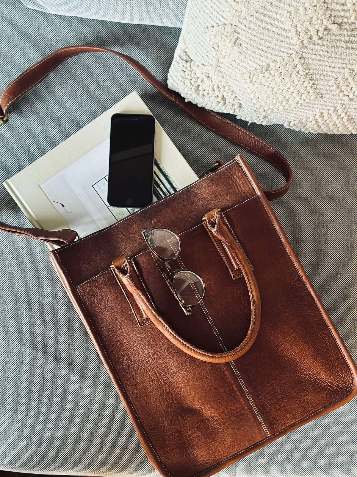 Sac de travail Halma Walnut