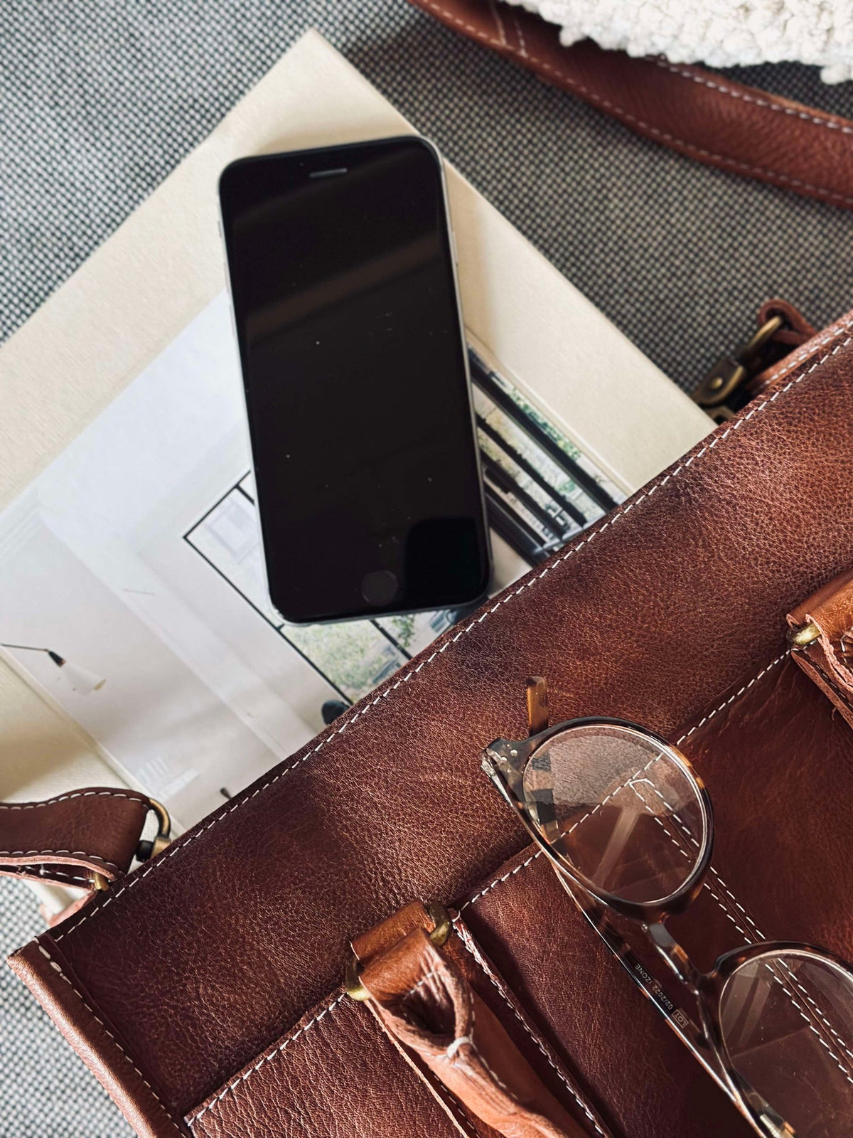 Sac de travail Halma Walnut