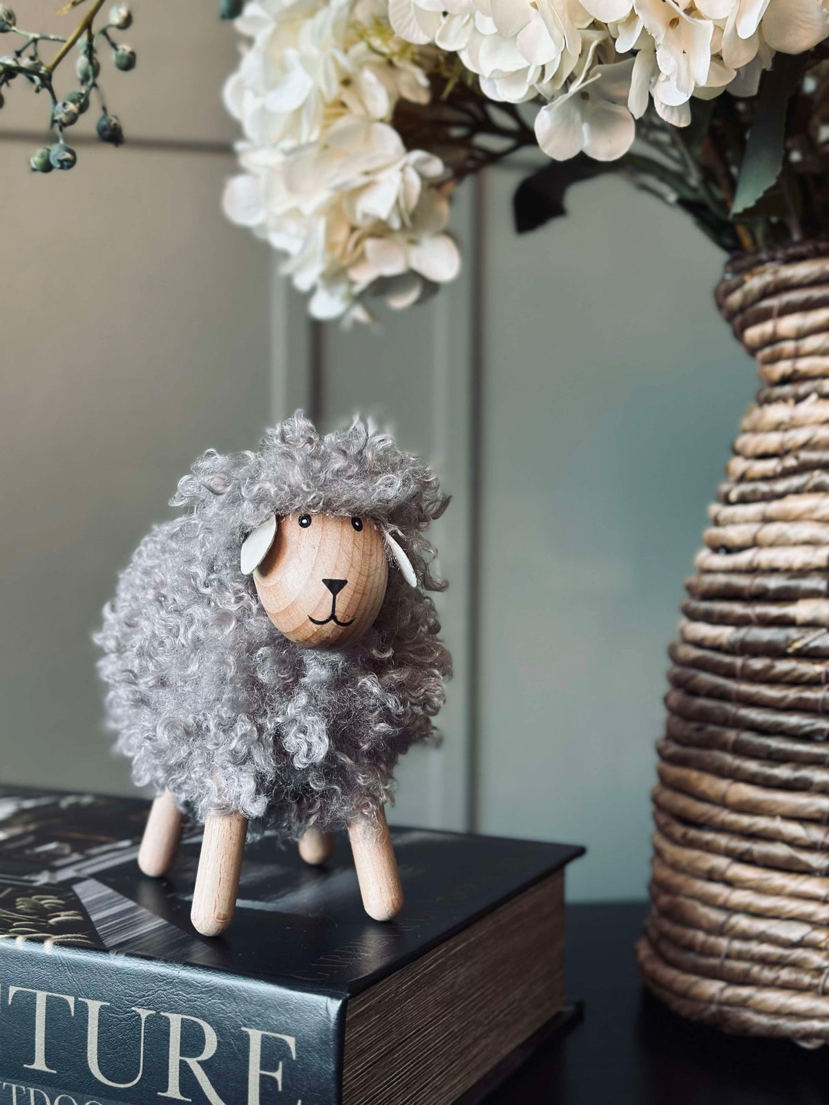 Mouton à longue laine - Gris Grand
